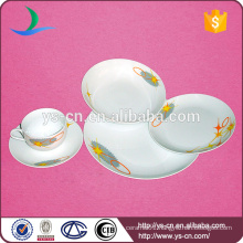 Hotel Porcelain Dinnerware Set With Simple Design